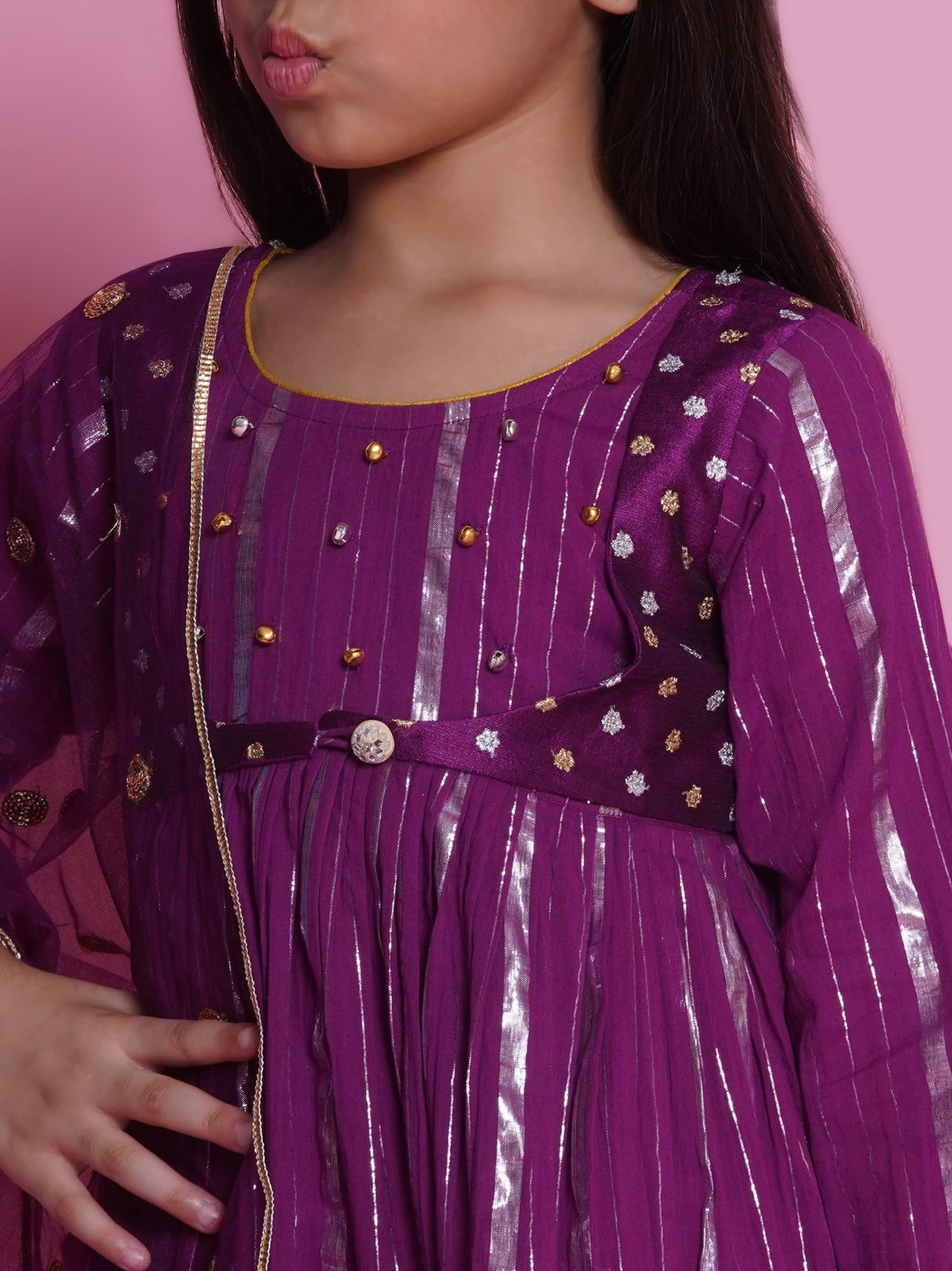 Tyohaar-Anarkali kurta with sharara