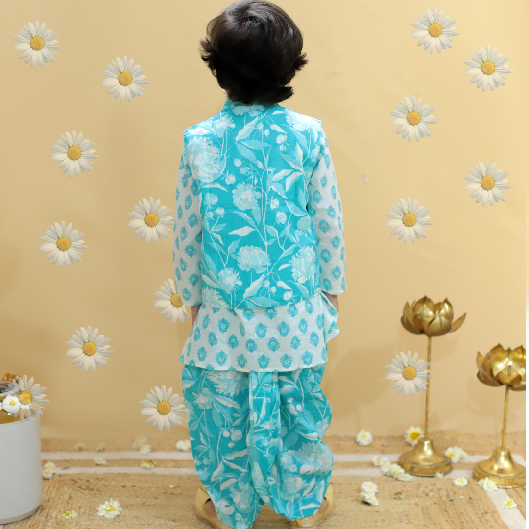 Ambar Dhoti Kurta with Vest