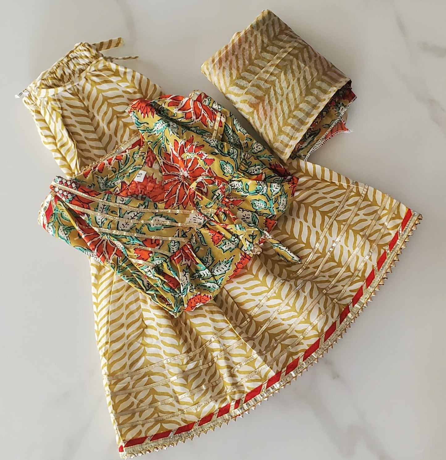 Floral Kurti-Sharara