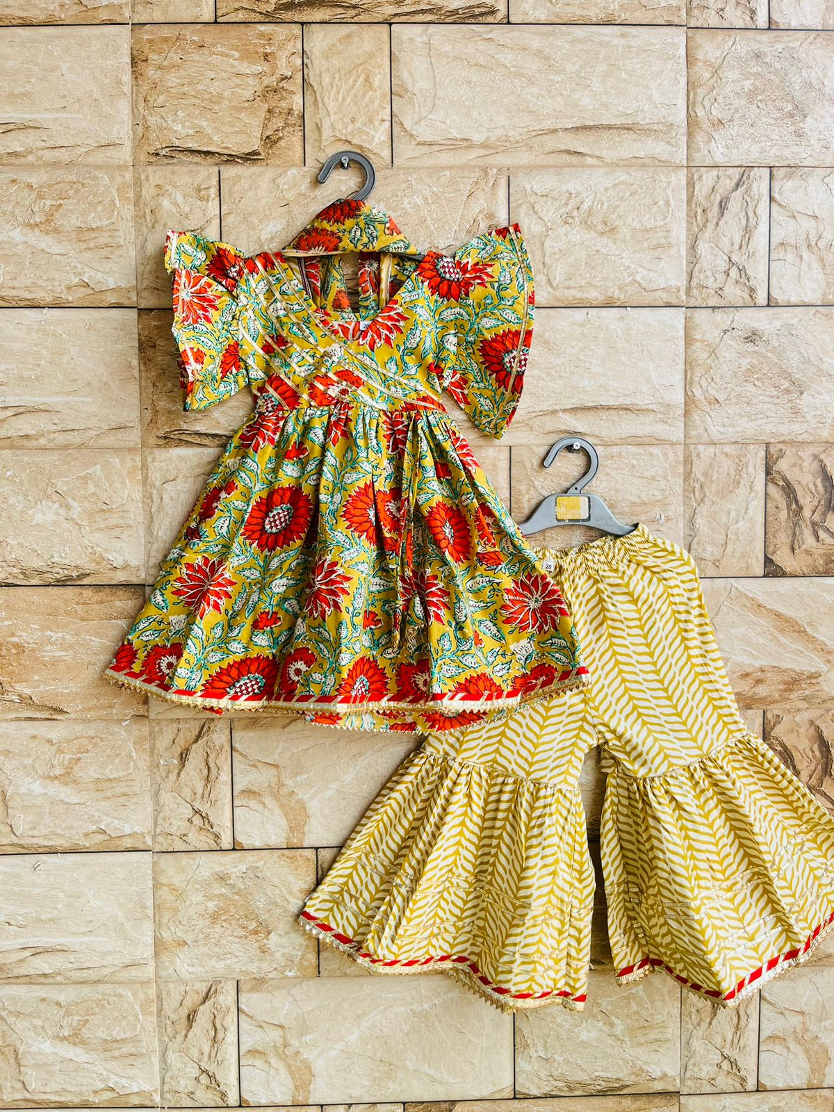 Floral Kurti-Sharara
