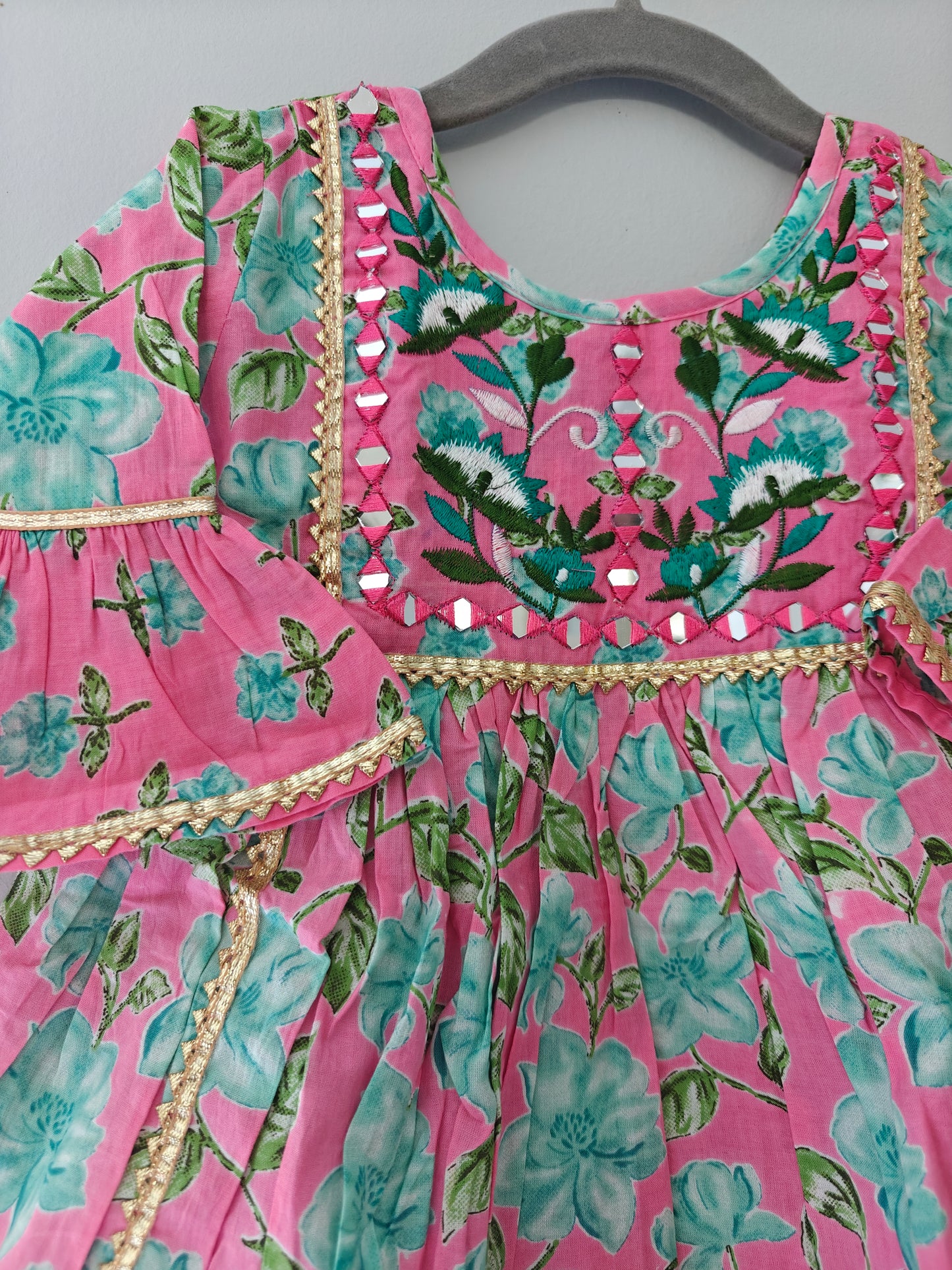 3 pc Kurti-Gharara
