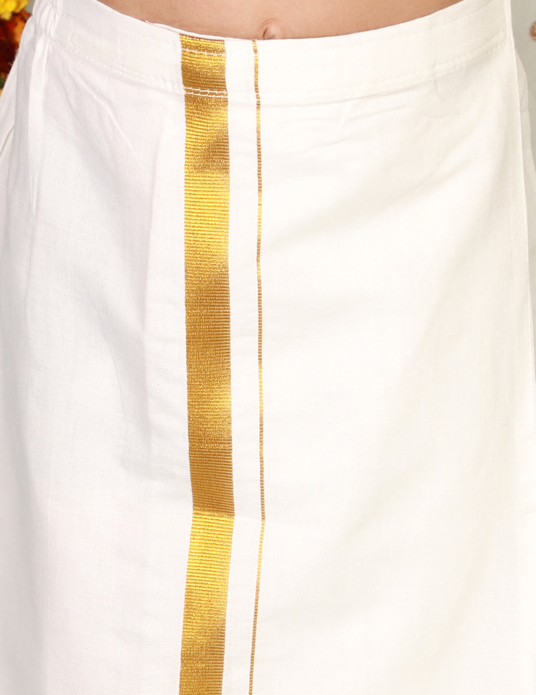 Boys silk veshti mundu set