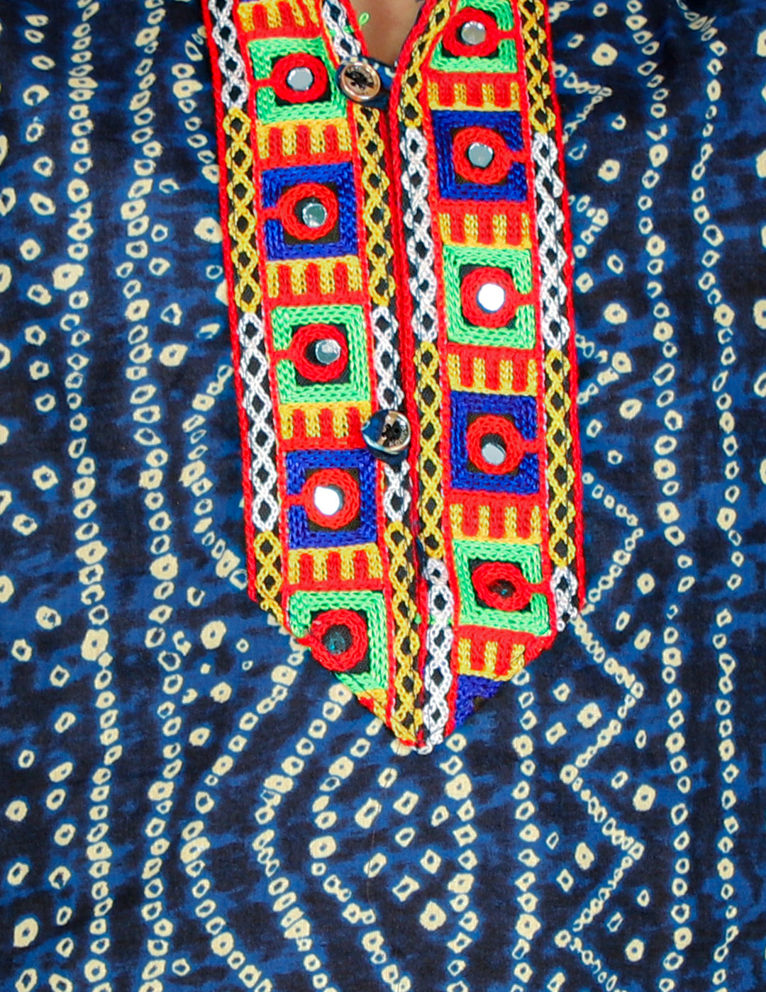 Bandhej print kurta pajama