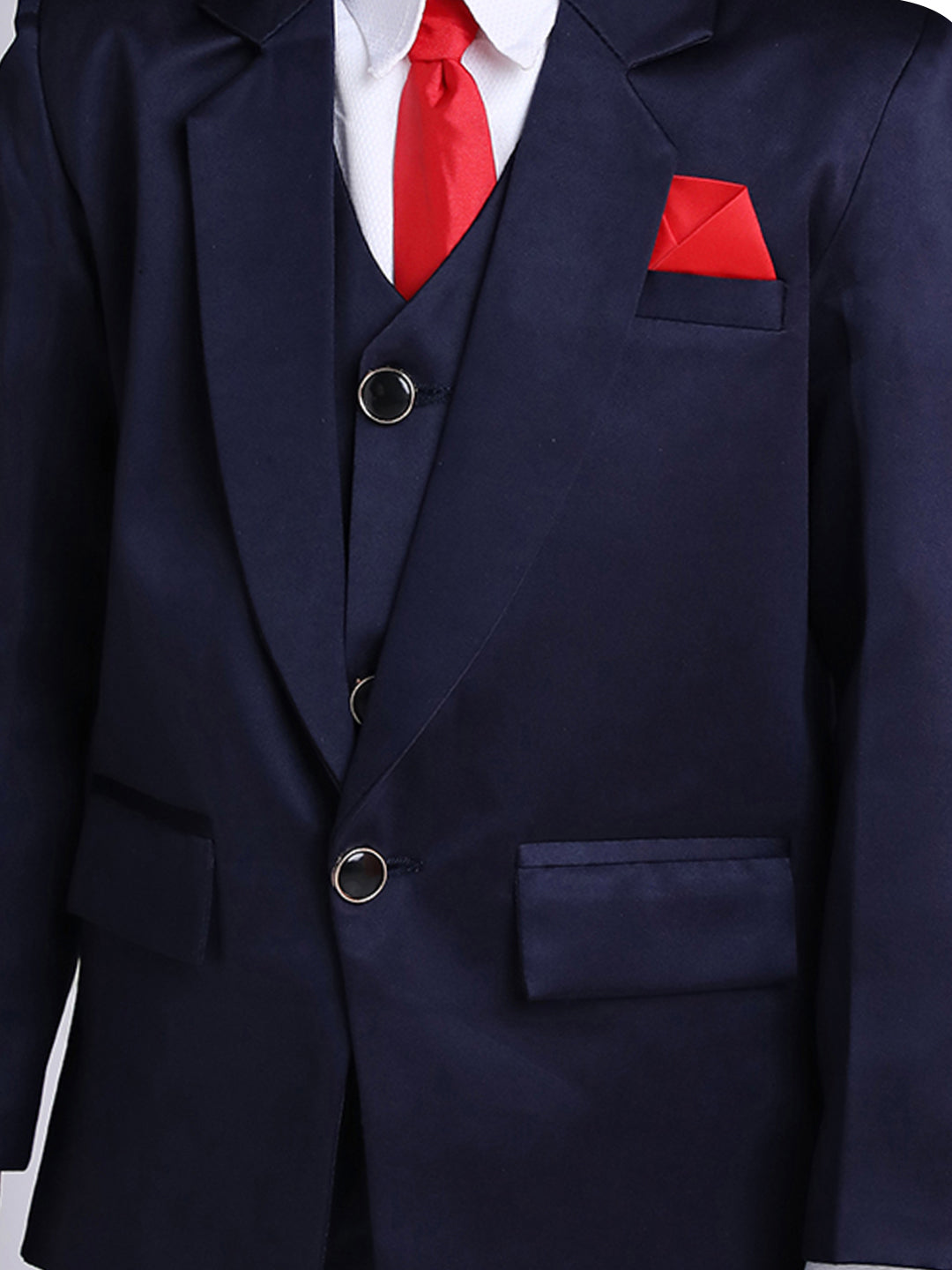 Boys 4 PC Suit with Tie