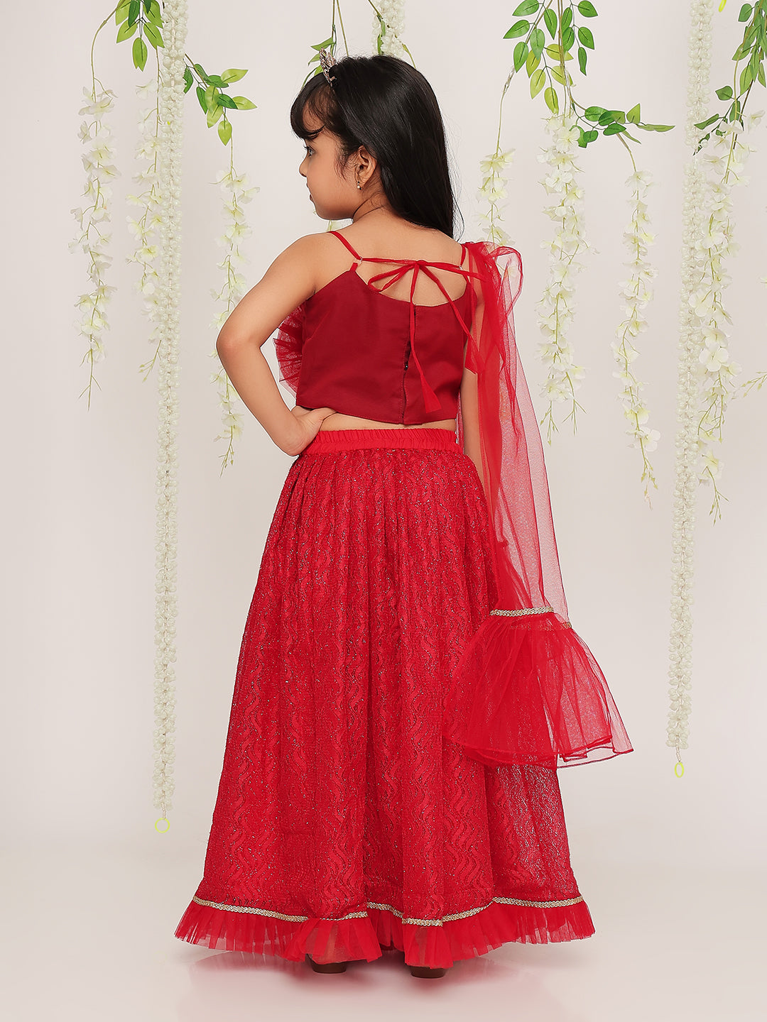 Red Rose Lehnga-Choli