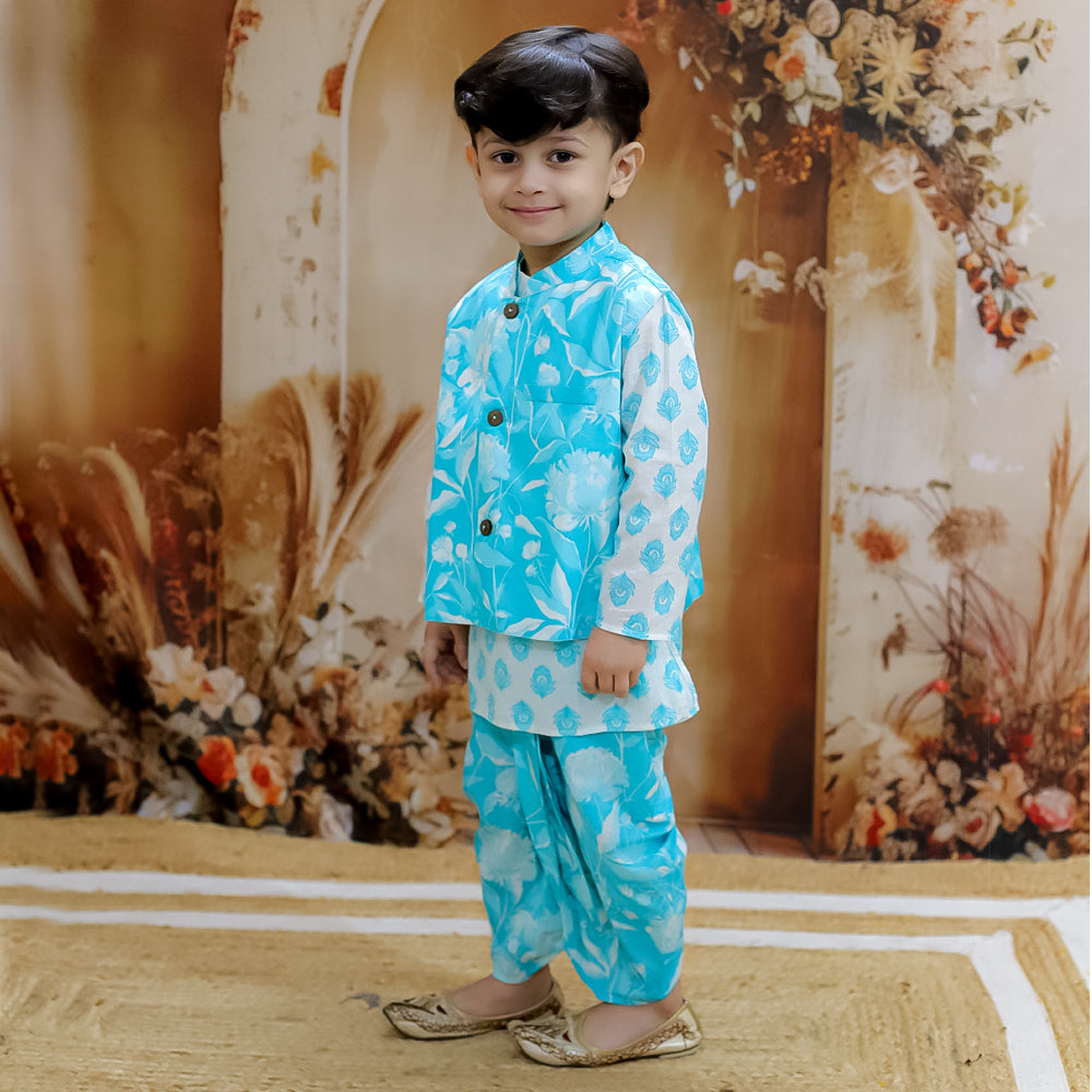 Ambar Dhoti Kurta with Vest