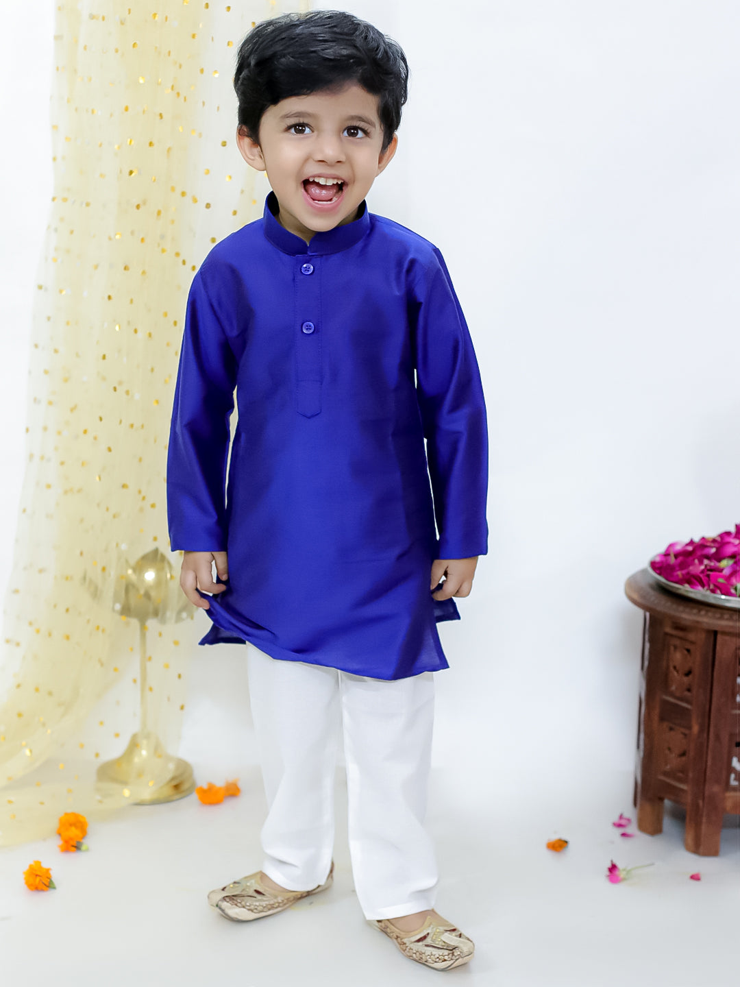 Sabrang 3 pc silk kurta-pajama