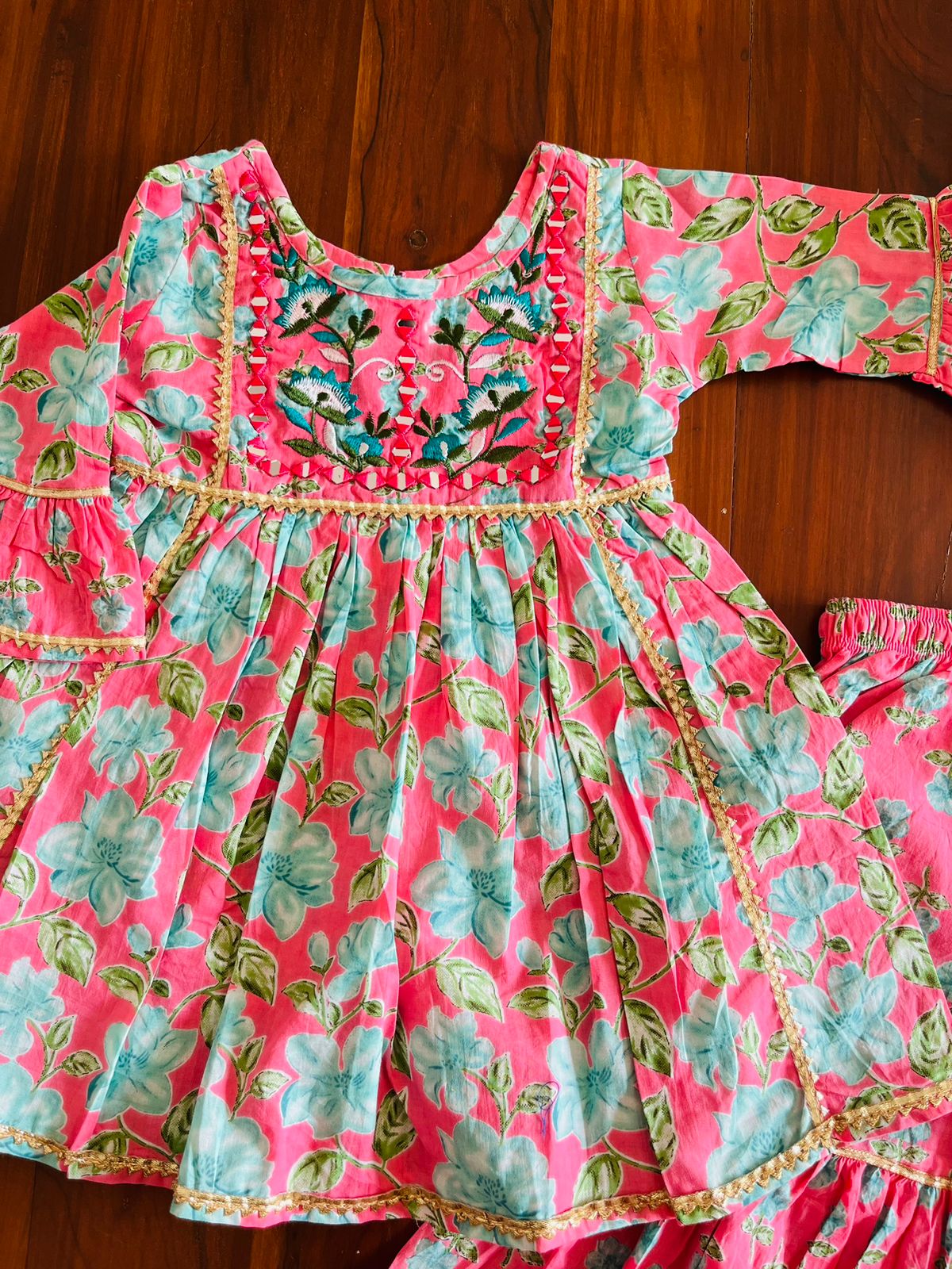 3 pc Kurti-Gharara