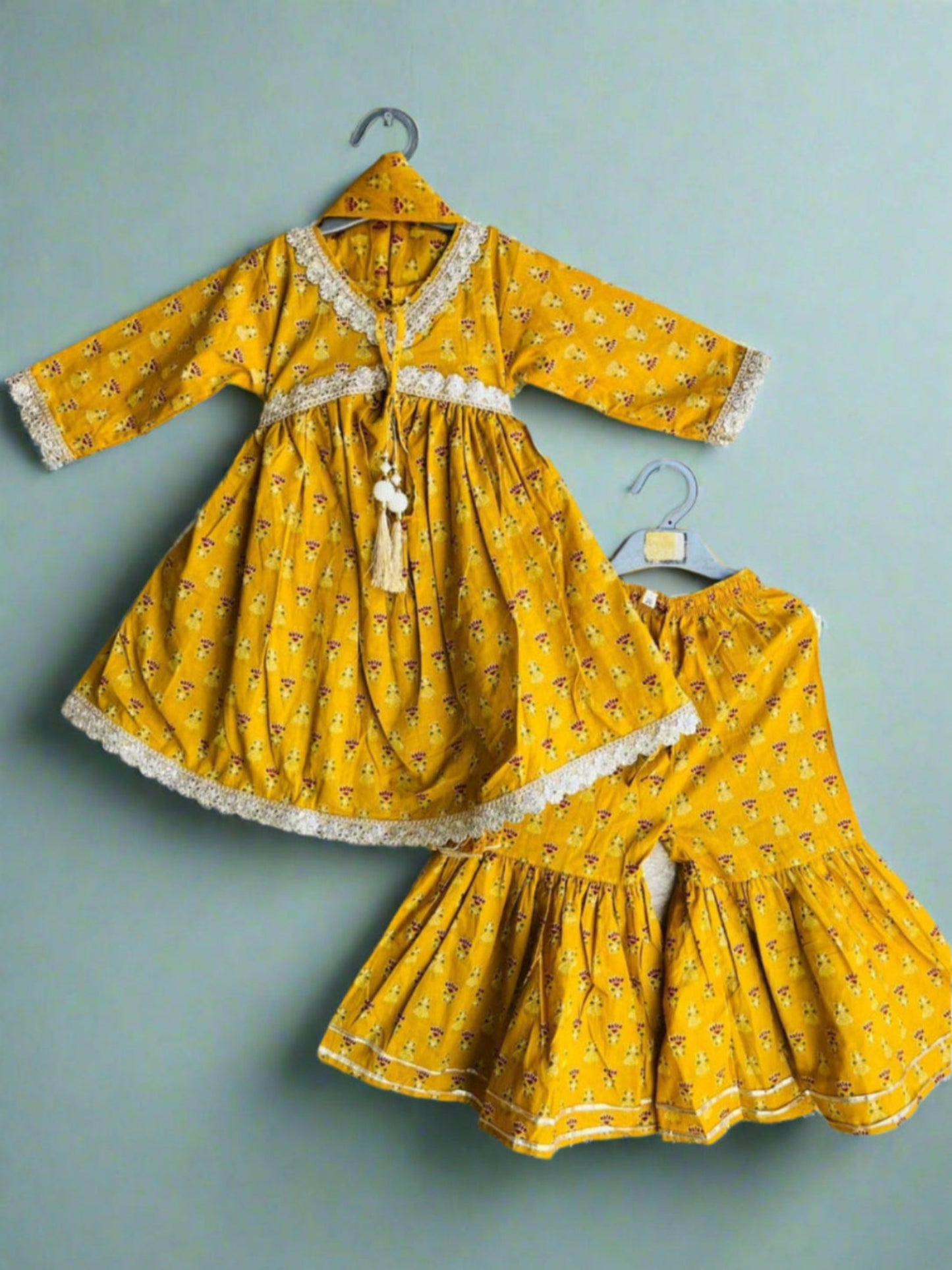 3 PC Alia style frock sharara