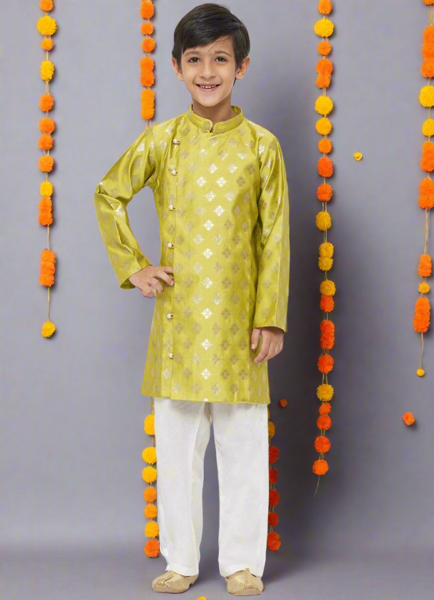 Boys Banarsi silk Sherwani