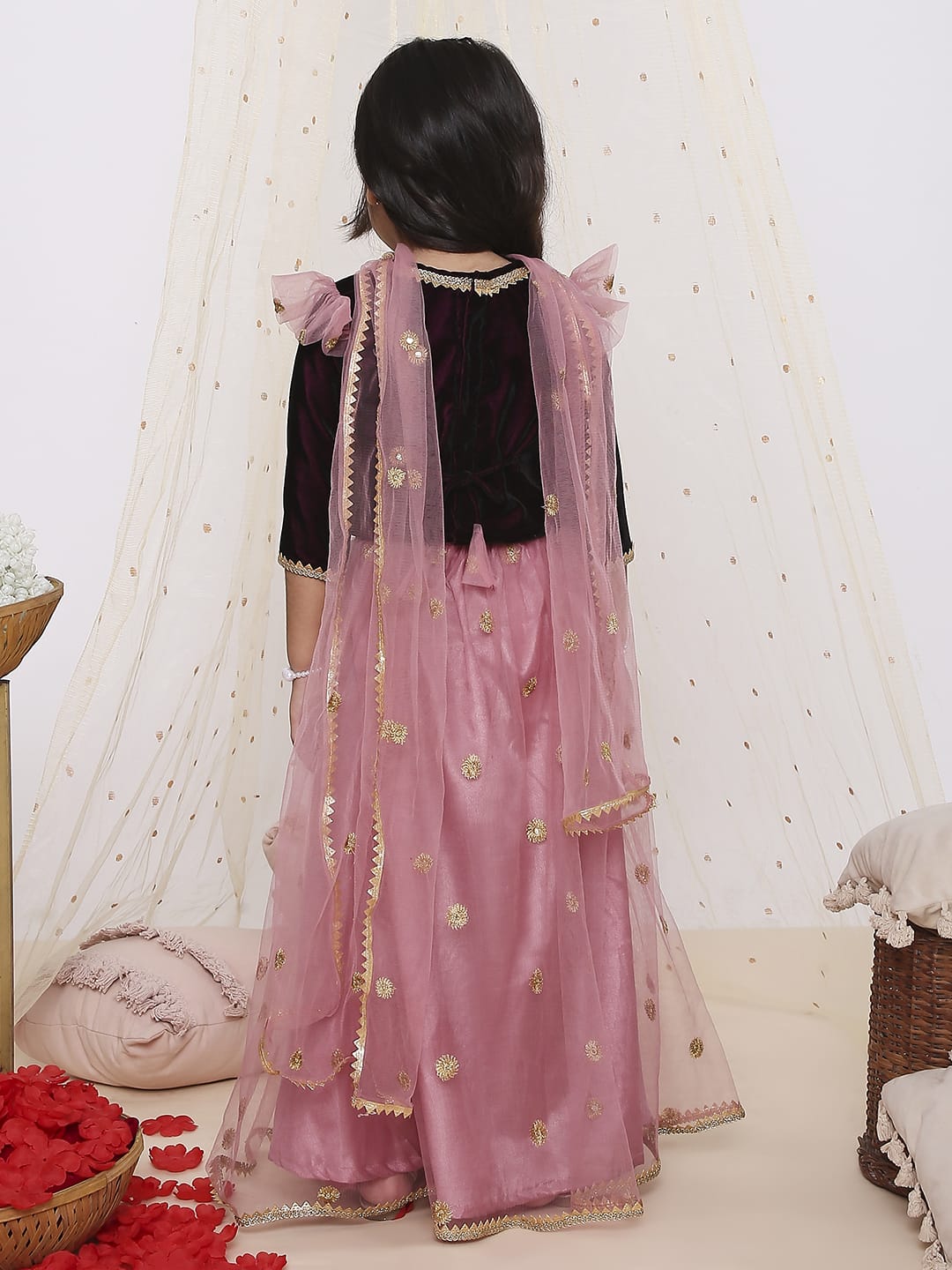 Rania- Velvet Lehnga-Choli