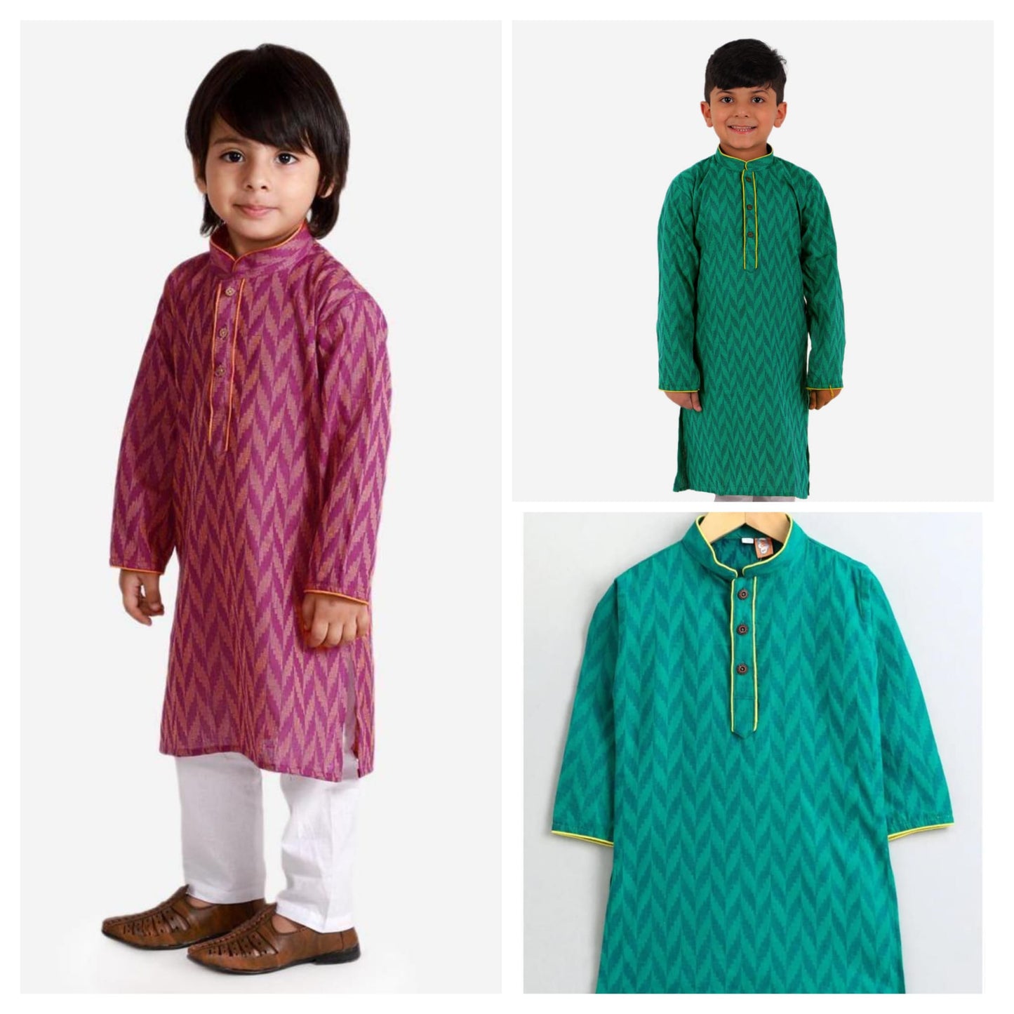 Handloom woven Kurta Pyjama