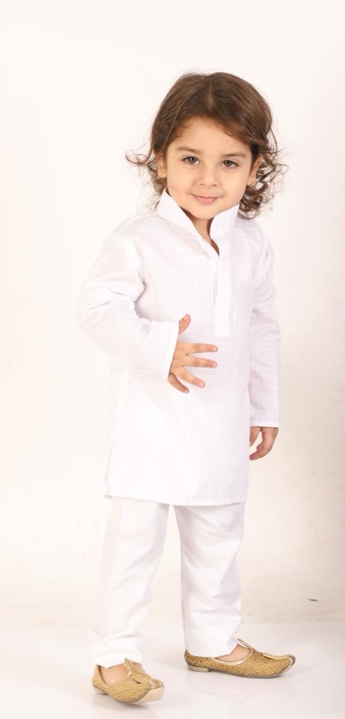 Noorani white kurta pyjama