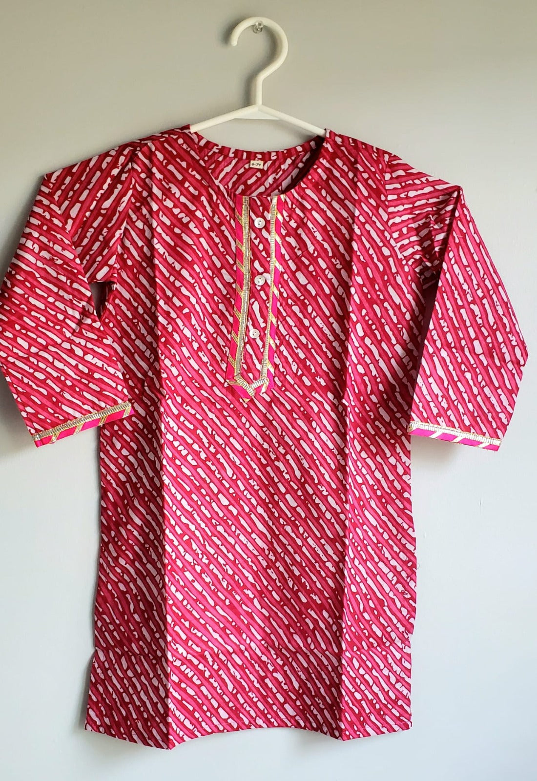 Jaipuri print straight kurti