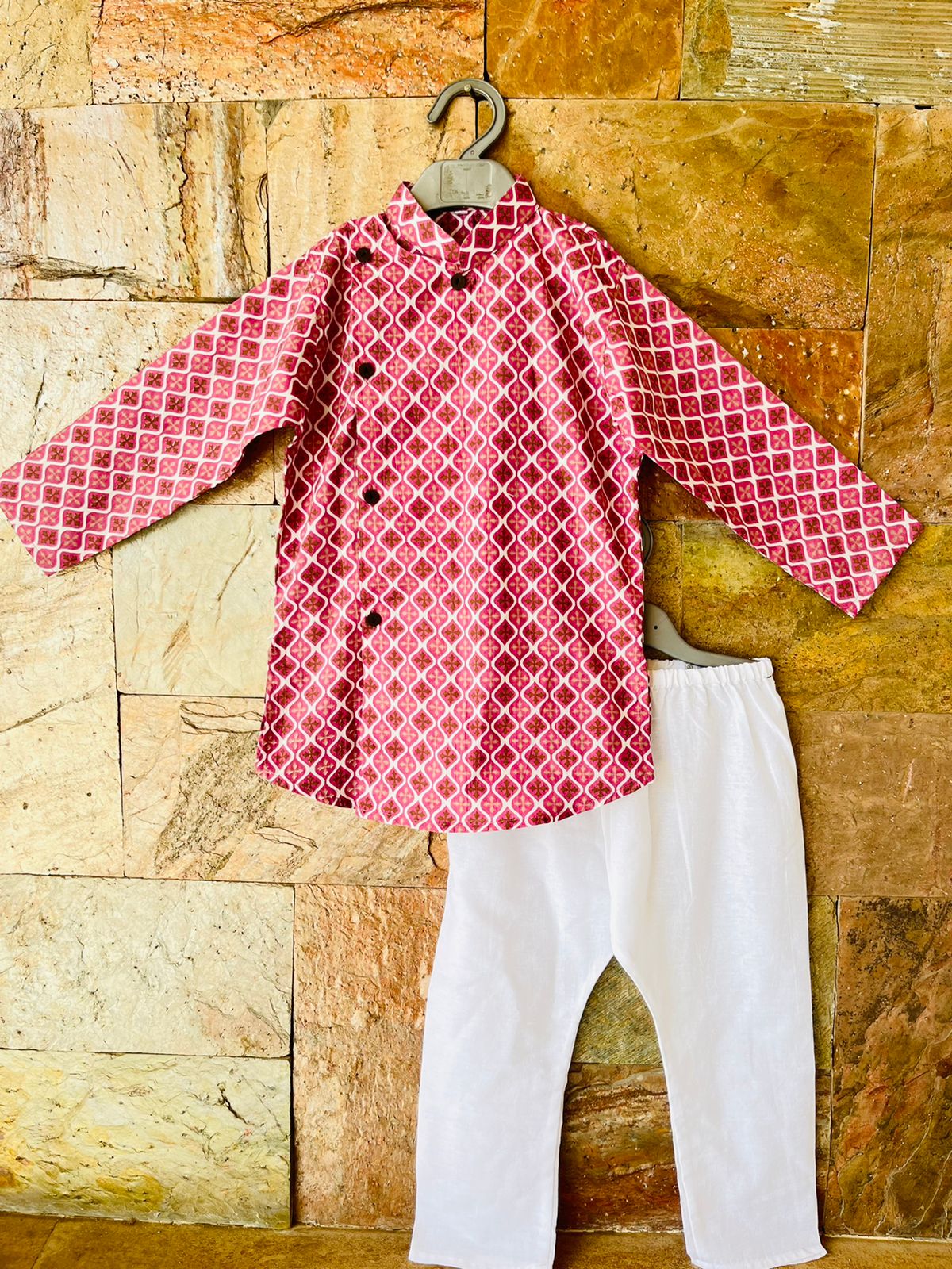 Side Button Kurta Pajama