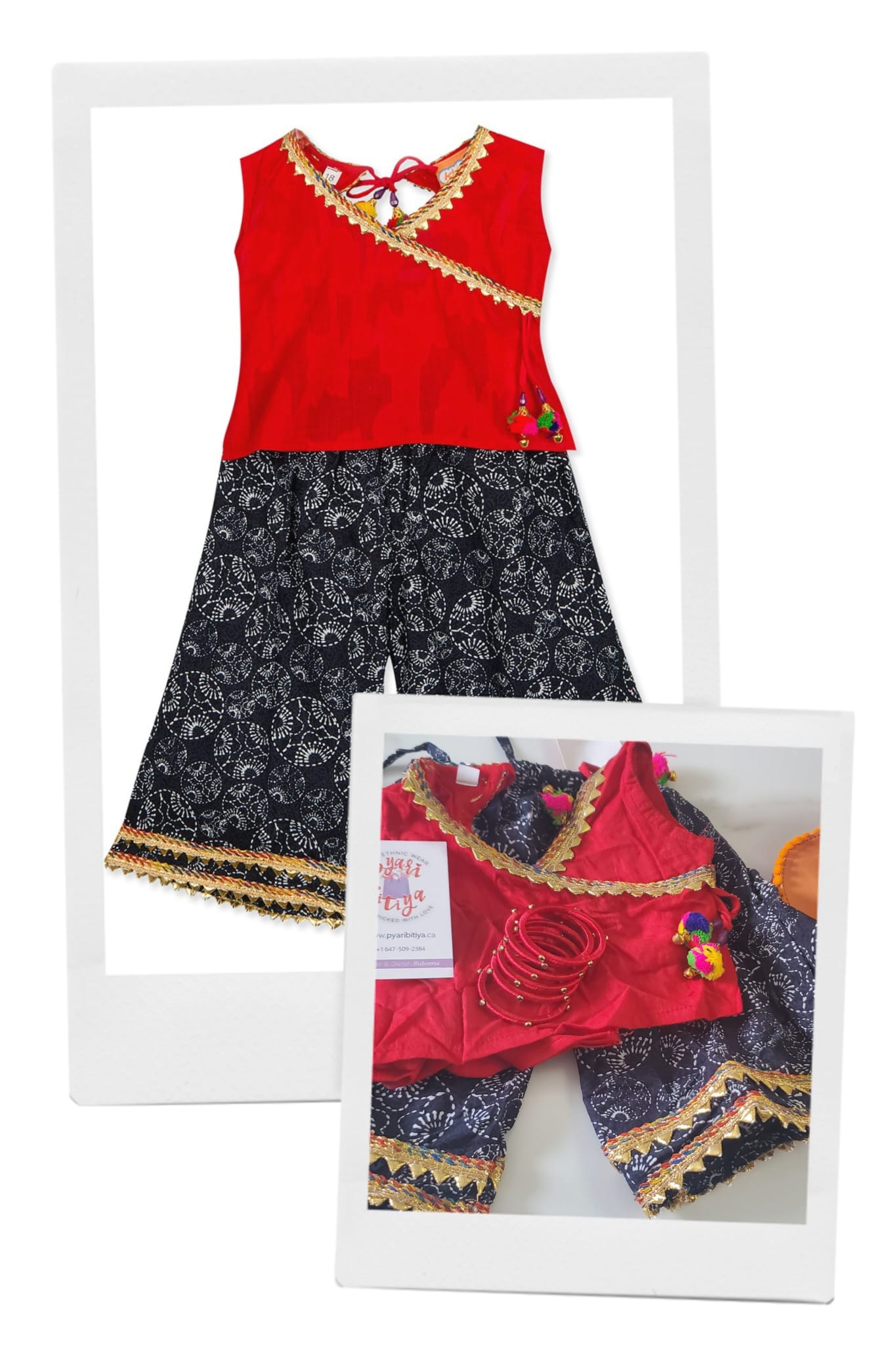Baby Sharara pants and Top