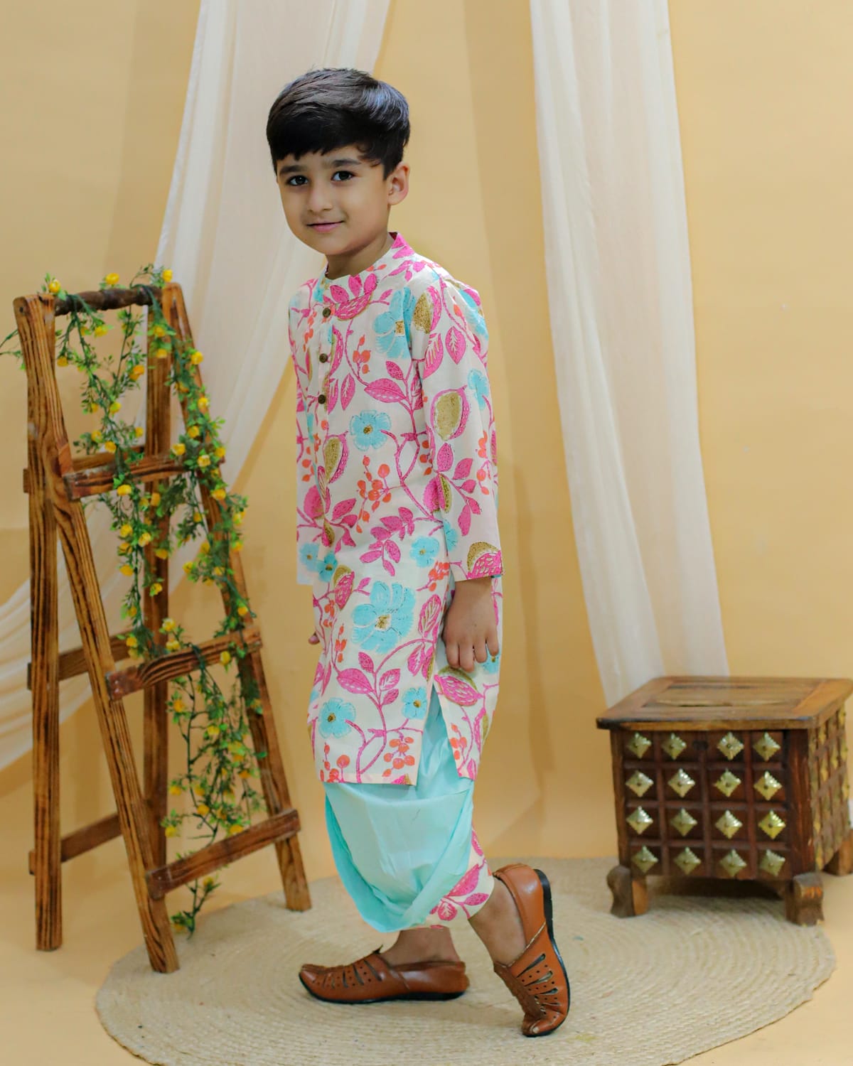 Gulmohar Boys Dhoti Kurta