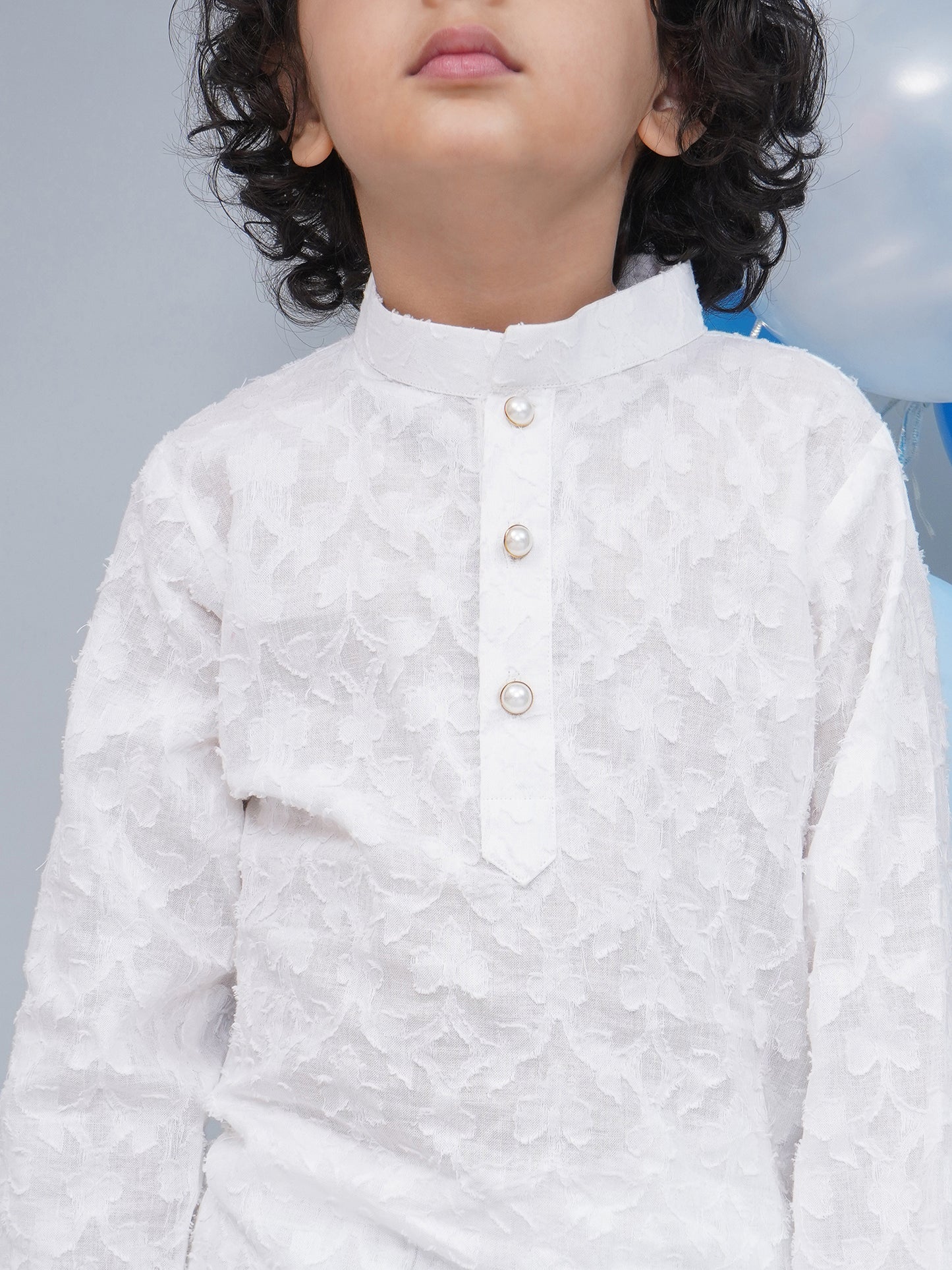 Chanda Boys white Kurta pajama